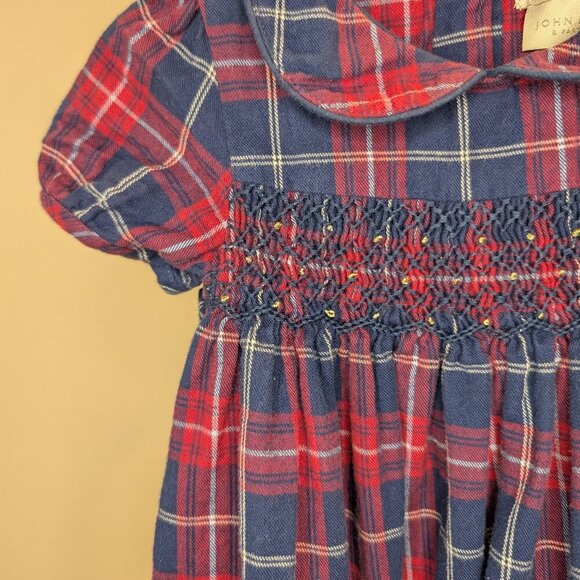 2/$40 🧡 John Lewis Heirloom Collection Baby Plaid Dress | 100% Cotton - Picture 4 of 4